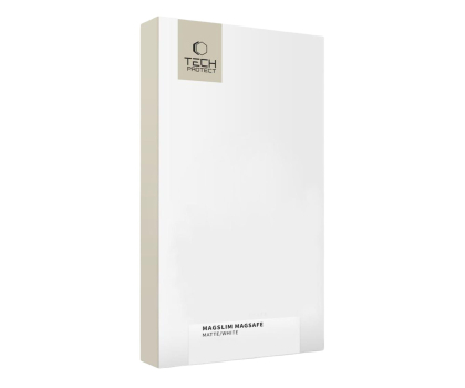 Etui do telefonów TECH-PROTECT Magslim Magsafe do Iphone 17 Matte/White 5906302319770
